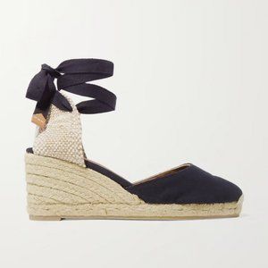Castaner Carina Espadrilles Wedges Navy size 39